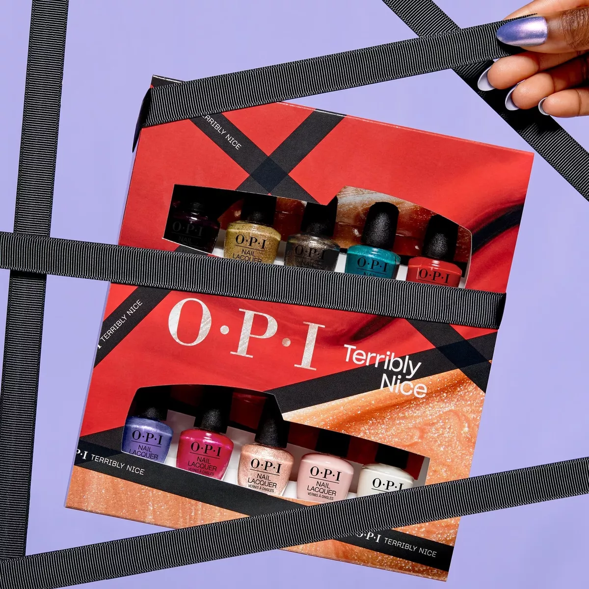 OPI Terribly Nice Mini Nail Lacquer Gift Set at John Lewis & Partners