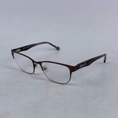 Jonathan Adler JA505 Eyeglasses Frame Unisex Brown Plastic Full Rim 55-18-140