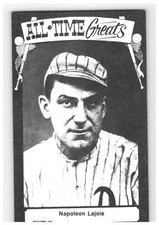 1973 Nap Lajoie Phila. A's Tcma All Time Greats Postcard Hof Baseball Vg-Ex