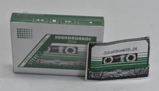 Soundboards Stereo V4 Emerald Gilded Playing Cards New Riffle Shuffle /100