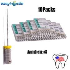 10Packs Dental K Files Hand Use Size 8 25mm Endo Root Canal Use File