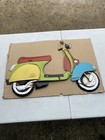 Metal Scooter - Vespa  Wall Art 3D