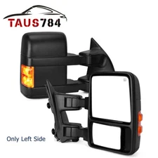 Driver Side Power Heated Tow Mirror For 08-16 Ford F-250-F-550 Super Duty Signal