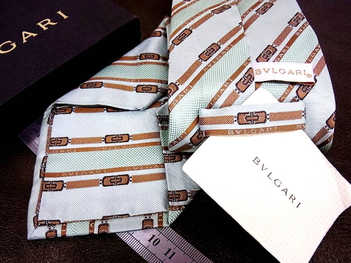 BVLGARI Italy Authentic Luxury Tie Ties ALL SILK Multicolor