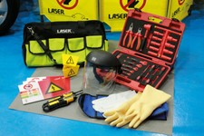 EV Tool Kit in Storage Bag Electric & Hybrid Vehicles 3/8''D Kit Voltage Tester