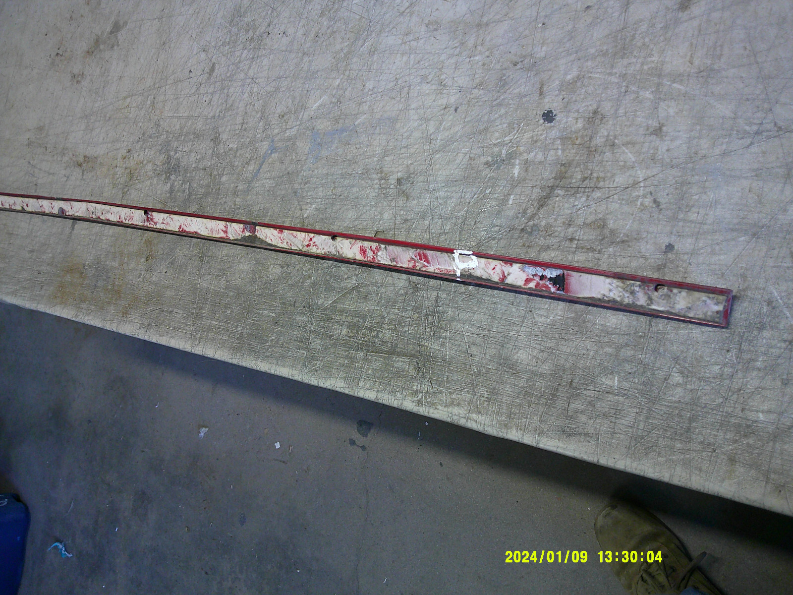 Passenger Door Moulding Red Chrysler Maserati TC 89 90 91