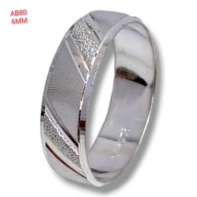 Anillo plata ley esterlina 925 compromiso pareja diamantado