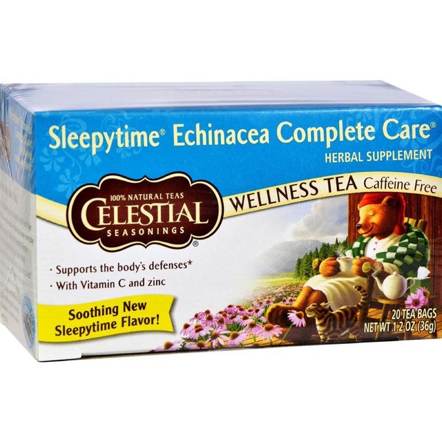Celestial Tea Well Gut Health Celestial Seasonings-Sleepytime Echinacea Complete Care Wellness Tea