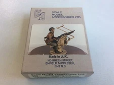 SUPER RARE 1/35 Scale Model Accessories Zwillingssockel 36 Gun with Crew (NIOB)