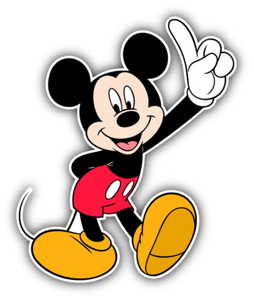 Mickey Mouse Cartoon Tree Sticker Bumper Decal /'/'SIZES/'/'