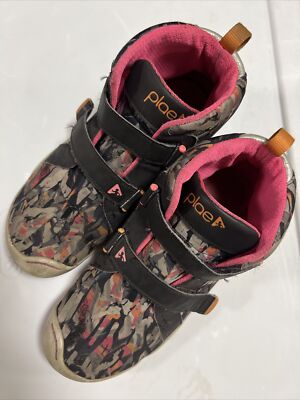 Plae Max Shoe Girls Kids Size Euro 35 High Top Sneaker