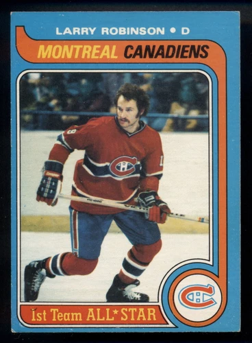 1979-80 OPC O PEE CHEE #50 LARRY ROBINSON EX-NM MONTREAL CANADIENS HOCKEY CARD
