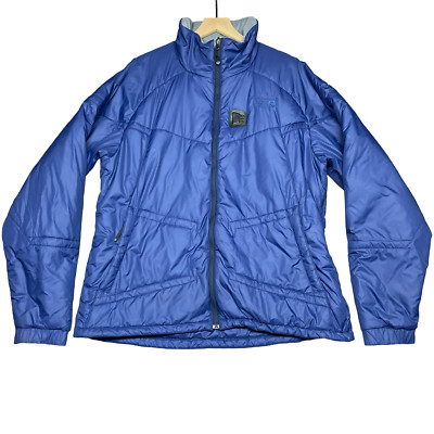 Mountain Hardwear Ardica Enabled Jacket Mens XXL Blue Puffer Insulated Full Zip