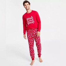 FAMILY PAJAMAS Matching Men's Mix It Merry  Bright Pajamas Set