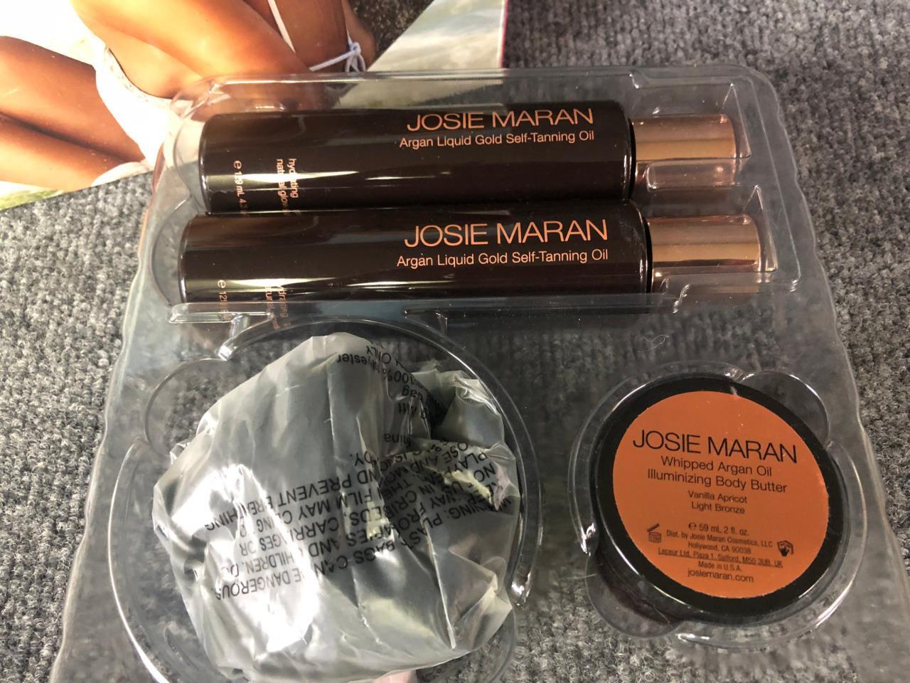 Josie Maran Radiant Argan Liquid Gold Self Tanning Oil & Argan Oil Body Butter