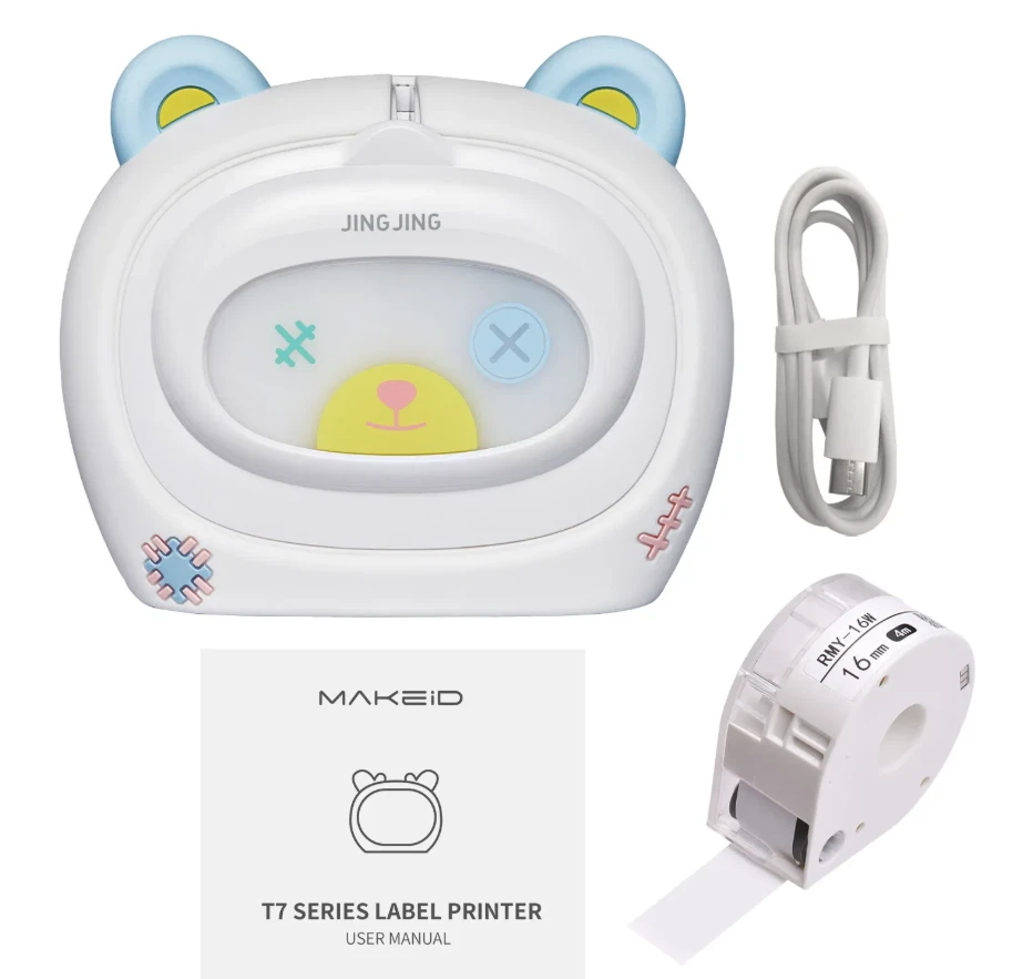 Makeid Label Makers Machine Portable Wireless Sticker Label Printer T7 - Image 2 of 4