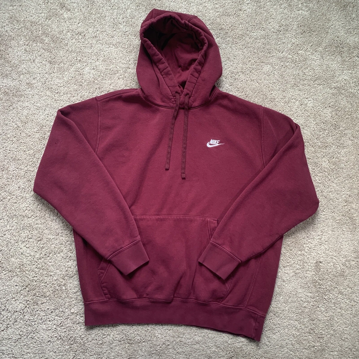 Maroon nike sweater hot sale