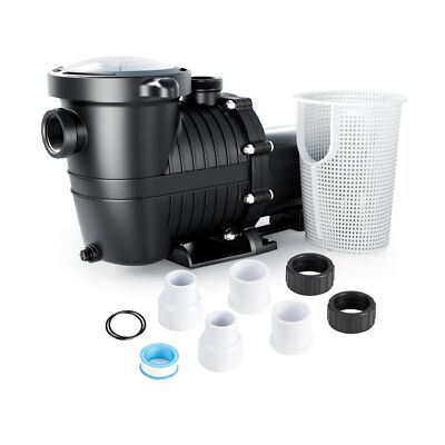 LANCHEZ In/Above Ground Pool Pump, High Flow (Variable Speed, 2 HP