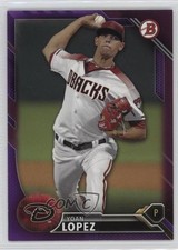 2016 Bowman Prospects Purple 51/250 Yoan Lopez #BP144 1g5