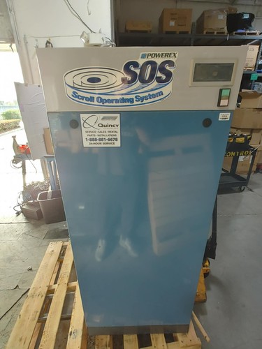 Powerex SEQ2007 HP 40HPAJ Scroll Air Compressor 20HP Oil Free 48 SCFM 145 PSI