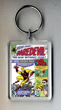Daredevil Comic Keyring NEW