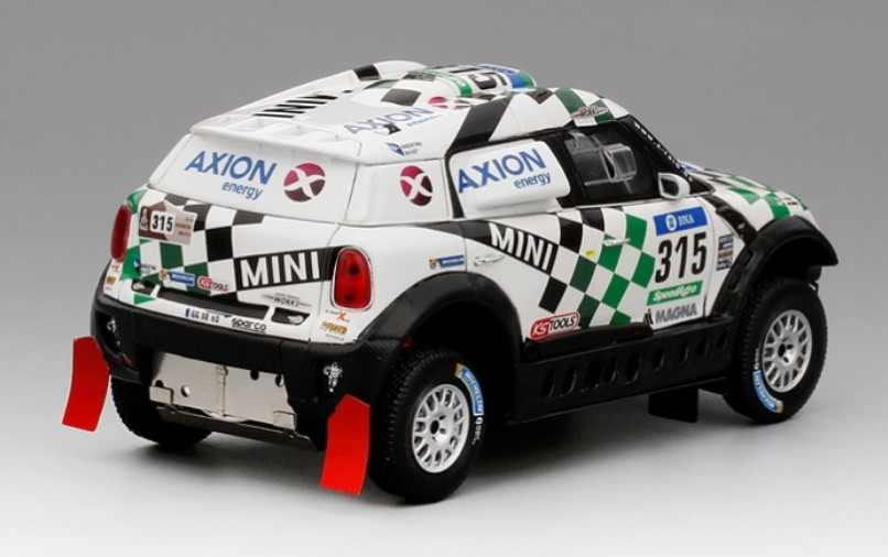 Mini All4 Racing Axion X-raid TSM Model voiture de collection dakar