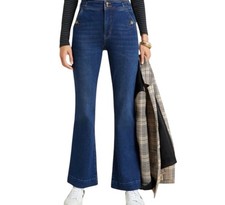 Anthropologie Pilcro and the Letterpress High Rise Bootcut-flare Jeans 26 blue