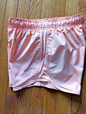Nike Women's Dri-FIT Tempo Mid-Rise Brief-Lined Orange/Apricot Running Shorts