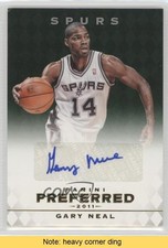 2011-12 Panini Preferred Emerald 23/75 Gary Neal #314 Auto READ 0af