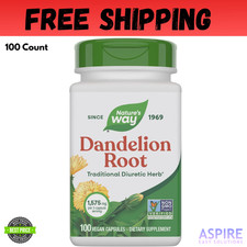 Dandelion Root 1,575 mg per serving Non-GMO Nature's Way Gluten Free Vegetarian