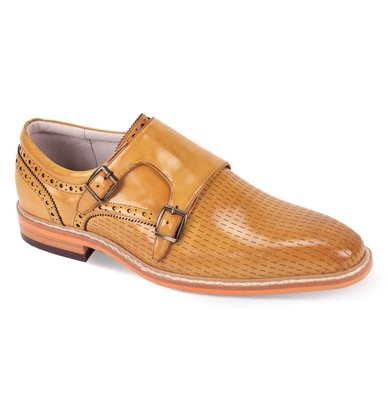 Giovanni Rocky Leather Shoes‎ Scotch NEW WITH TAGS Italian 9M GIOVANNI LEATHER SHOES-SHANE – MilanoMensWear main image 4