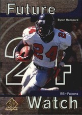1997 SP Authentic #22 Byron Hanspard RC Rookie Card. rookie card picture