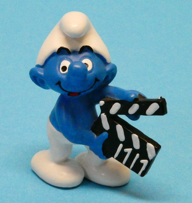 No 1 Smurf With A Film Flap