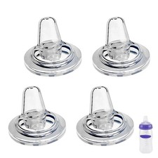 Sippy Spout Nipples for Lansinoh Baby Bottles, Transition Straw Sippy Cup 100 F
