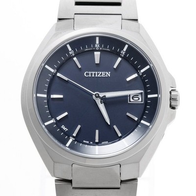CITIZEN ATTESA CB3010-57L Titanium Eco-Drive Radio Solar Blue Wristwatch