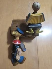 New ListingPOPEYE & OLIVE OYL Vintage Marx ROOF DANCERS TIN WIND UP Almost Complete, TLC
