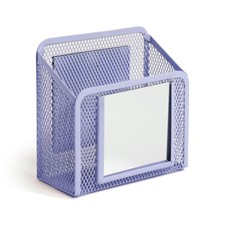 U Brands Magnetic Locker Cup with Mirror Pencil Holder Mesh Organizer Purple