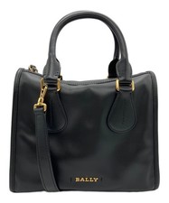 BALLY Shoulder bag 2WAY Black Authentic From Japan