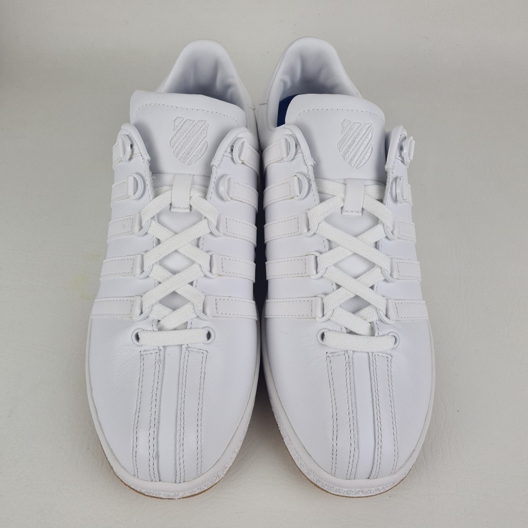 🚨 K-Swiss Classic VN Men Shoes 03343-140- M Sneakers Leather White Rare Size 10 - Picture 5 of 10