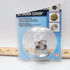 Danco EZ Drain Bathtub Drain Stopper Brushed Nickel 10534