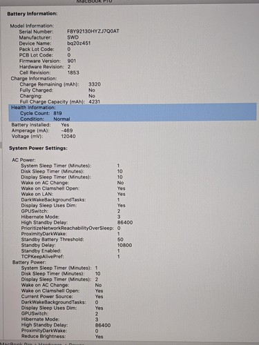 Apple MacBook Pro 13" A1989 (2019) Intel i7-8569U 2.8GHz 16GB 1TB Mojave +PowAd - Picture 23 of 23