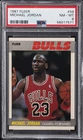 1987 FLEER #59 MICHAEL JORDAN PSA 8