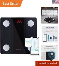 Bathroom Scale Smart Digital Bluetooth Scales for Body Weight, Body Fat, BMI ...