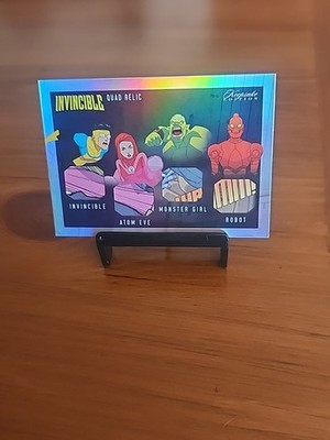 Keepsake Invincible Season 1 Quad Relic Invincible Atom Eve Monster Girl Robot