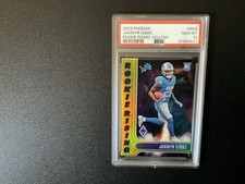 2023 Panini Phoenix - Rookie Rising Jahmyr Gibbs #RIS-8 Yellow /75 (RC)