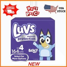 Luvs Platinum Protection Baby Diapers Size 4 164 Count Select for More Options