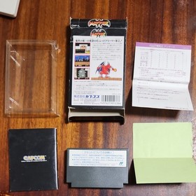 Red Arremer II Famicom FC Box Manual Postcard Used
