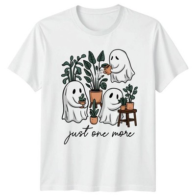 Just One More T-Shirt Zimmerpflanze Gartenarbeit Halloween Geschenk für Sie und Ihn