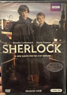Sherlock: Season One (DVD 2010) New Sealed BBC Benedict Cumberbatch Mystery Show