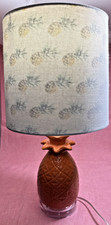 Pineapple Table Lamp 19 Orange Ceramic Tropic...